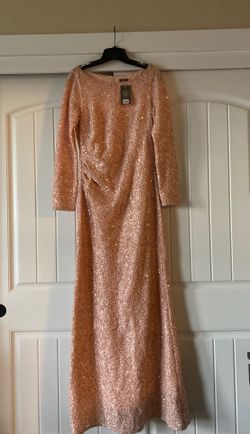 Vince Camuto Peach sequin dress SZ 10