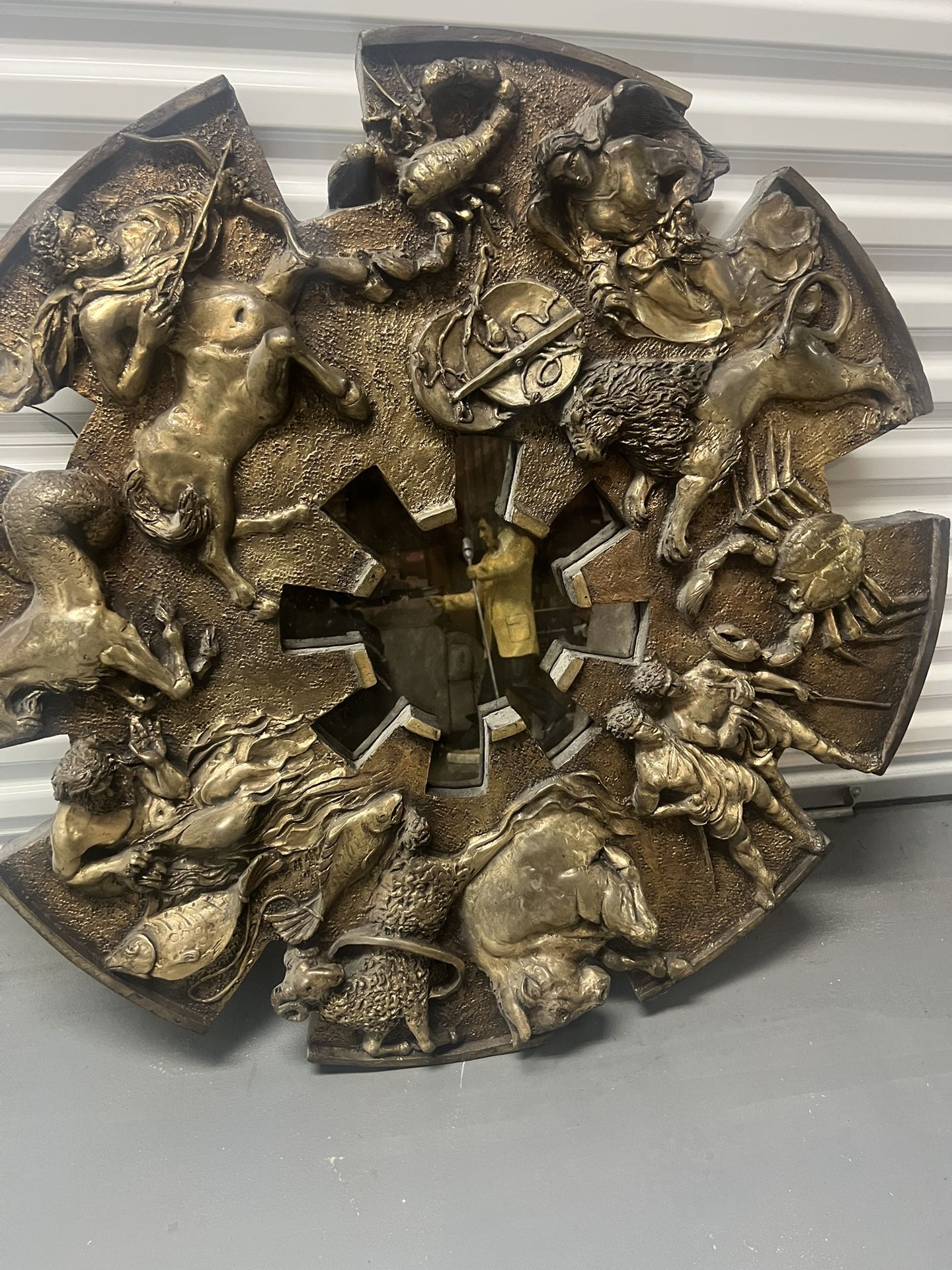 Antique Zodiac Mirror