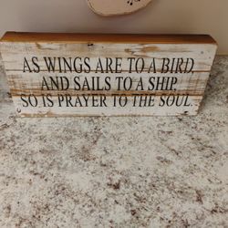 14"x6" Reclaimed Wood Sign