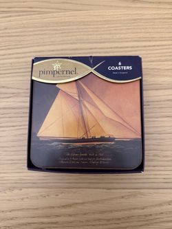 Pimpernel Set of 6 Coasters Made in England
