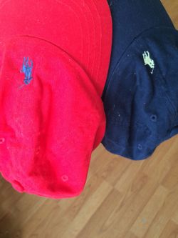2 baby Polo hats