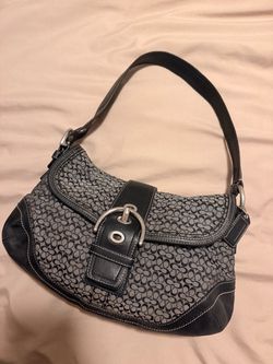 Coach Soho Signature Canvas Shoulder Bag