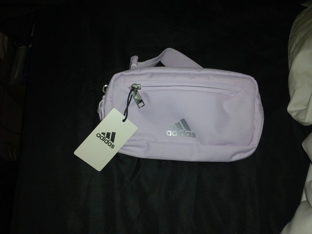 Lavender Silver Adidas Waist Bag