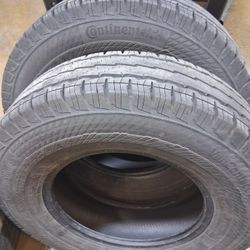 2 CONTINENTAL TIRES 