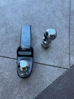 Trailer hitch receiver new two balls