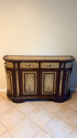Solid Wood Buffet Sideboard – Great Condition – Heavy & Sturdy - $200