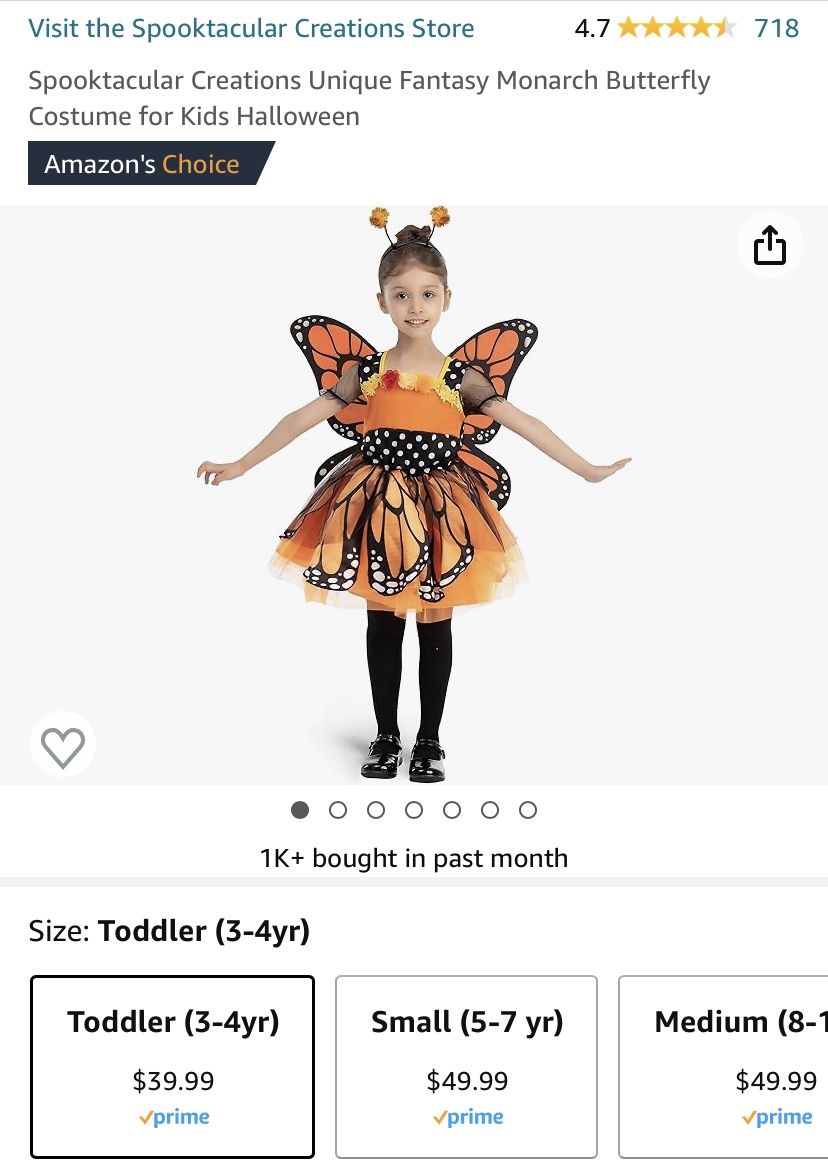 Halloween Costumes Butterfly