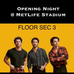FLOOR SEC 3 Jonas Brothers Opening Night MetLife Stadium