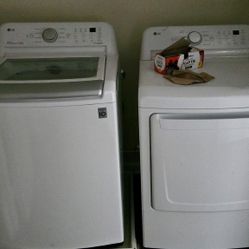 LG Washer & Dryer Set – Works Great 