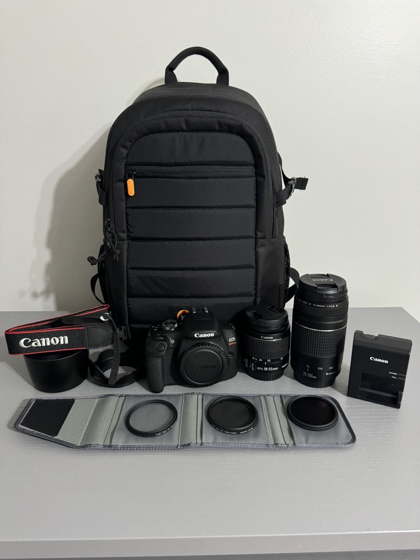 Canon Rebel T7 bundle with accessories