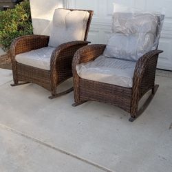 Patio Rockers Patio Rocking Chairs Brand New Price Is Firm Two Piece Patio Rocking Chair Set 200$ Two Chairs Firm Price