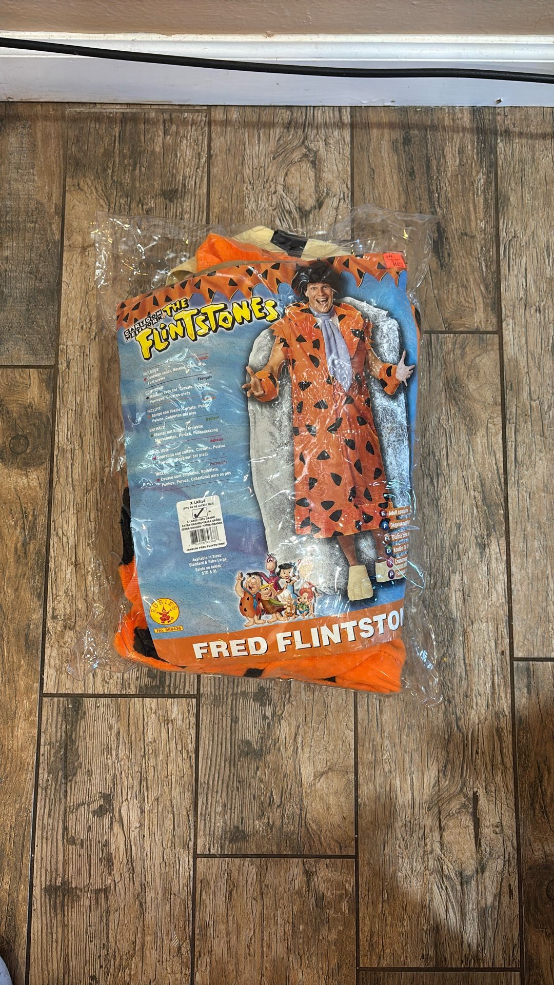 XL Men’s Fred Flinstone Costume