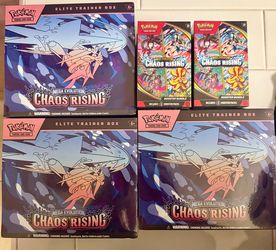 Pokemon Chaos Rising Elite Trainer Boxes/ Bundles
