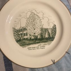 decorate Plate Green Bank High School Founded 1918
