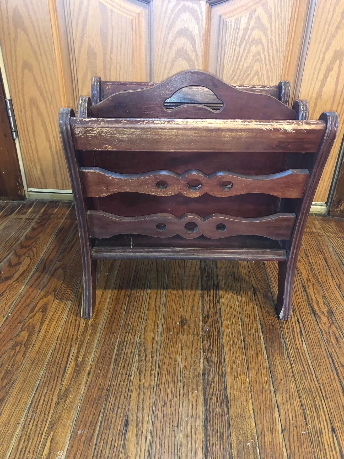 Wood Magazine Rack