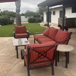 Patio Furniture set steel and iron frames