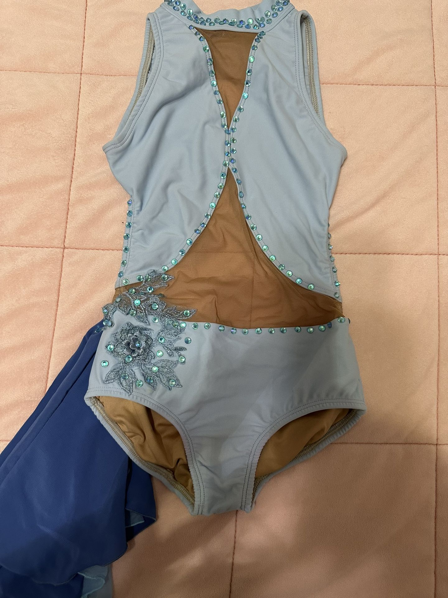 CL Baby blue lyrical dance costume 