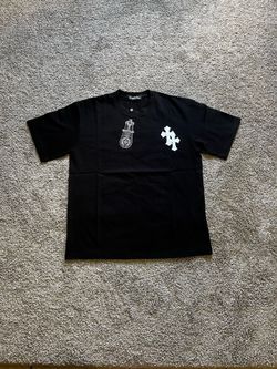 Black cross graphic tee