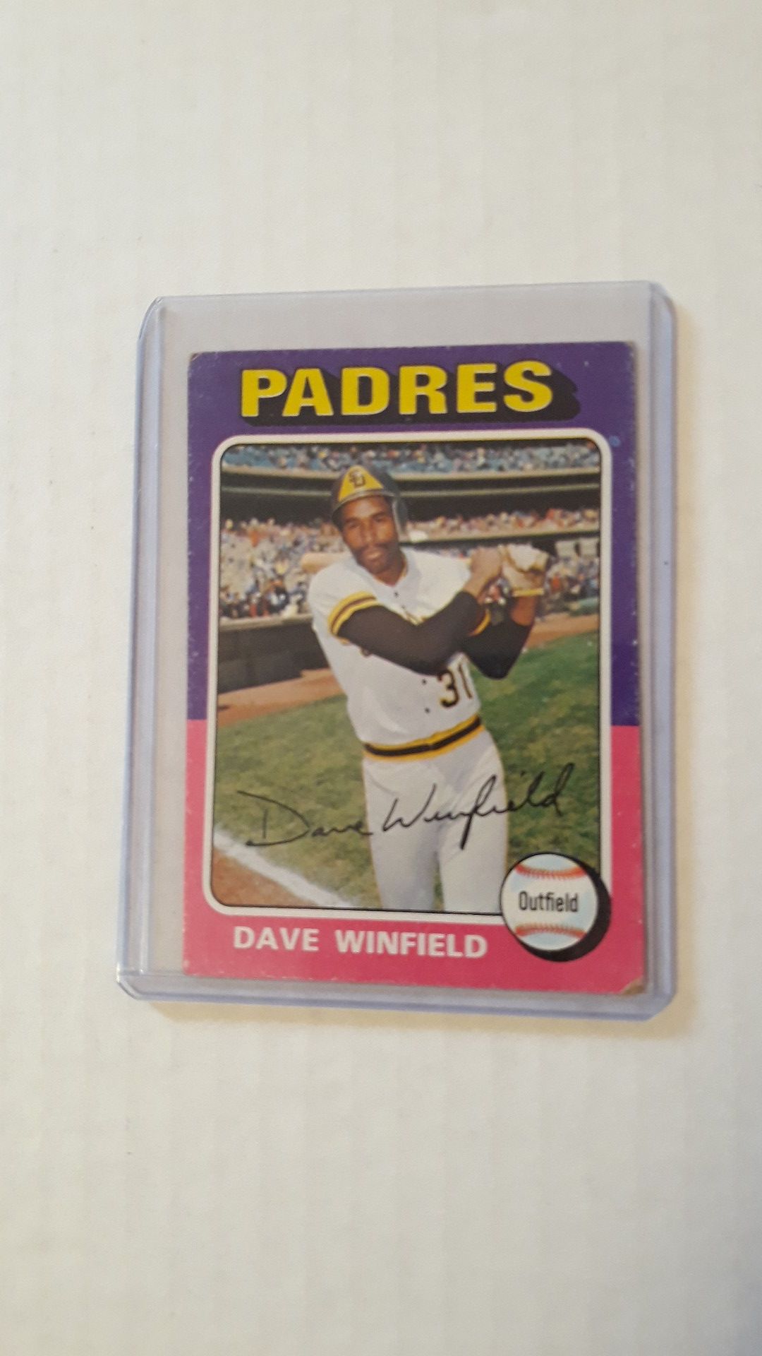 1975 Topps Dave Winfield.
