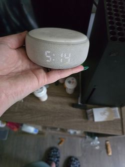 Amazon Echo Dot with Clock