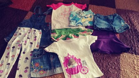 Girl summer clothing lot 4-5 years