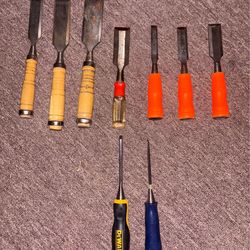 Chisel set 9 assorted