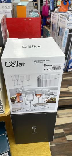 4-piece white wine glassware