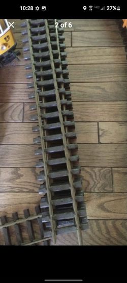 Lgb Gscale Train with Brass Track