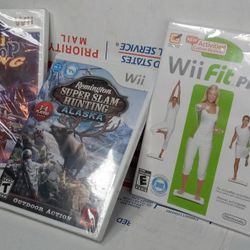 NEW Nintendo Wii Games Lot (3) Brand New Factory Sealed 