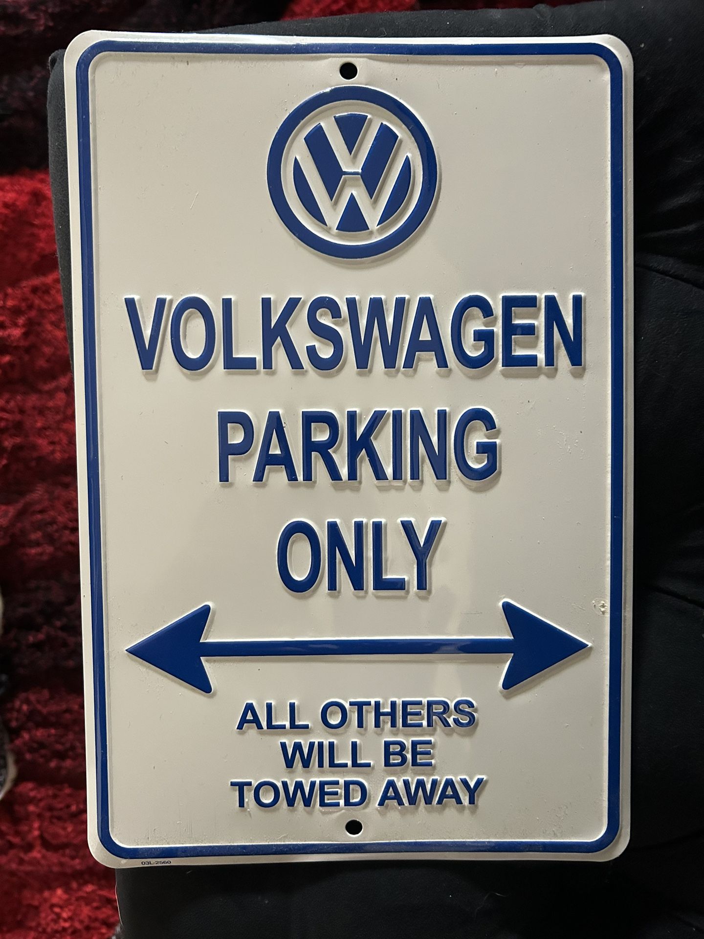 VW Metal Sign