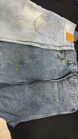 LV Denim Shorts