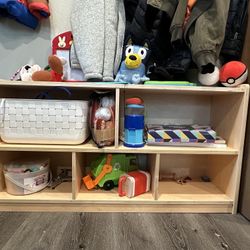 Montessori toy shelf