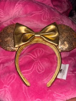 Gold Disney ears