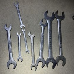 Craftsman Double Ended Open Wrenches