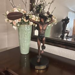 Kim Taylor Reese Hawaii Hula Dancer Hoe Wa’a Bronze Resin Statue