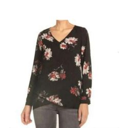 Womens large Chelsea and theodore blouse 
autumn falling floral 