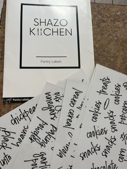 Kitchen Pantry Labels 