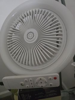 New 3-in-1 LED Ceiling Fan Light with Bluetooth Speaker & Remote
