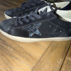 Golden Goose Sneakers – Navy Suede – Size 39