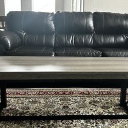 Sofa, Love Seat, Love Chair And Coffee Table Set With 2 Night Stands