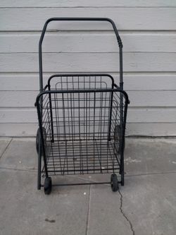 Fold Up Shopping Cart. 