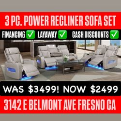 NEW RECLINER SOFA SET WITH CHAIR 