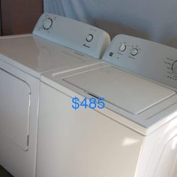 Beautiful Amana Washer And Kenmore Gas Dryer.
