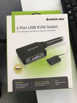 2-Port USB KVM Switch