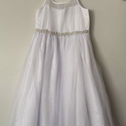Size 12 White First Communion Dress