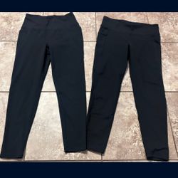 Women’s Leggings Size Meidum (pockets) $10 For Both 