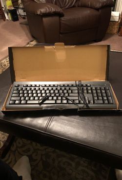 HP Wired USB Keyboard K1500 (Black) (H3C52AA#ABA)