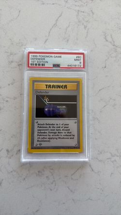 1999 Pokémon Defender 1st Edition PSA 9 Mint