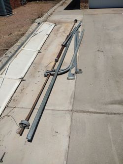 FREE METAL Garage door railing