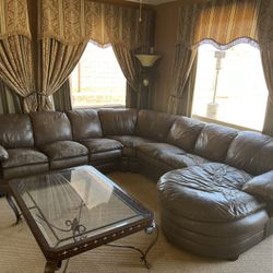 Leather Sectional Couch